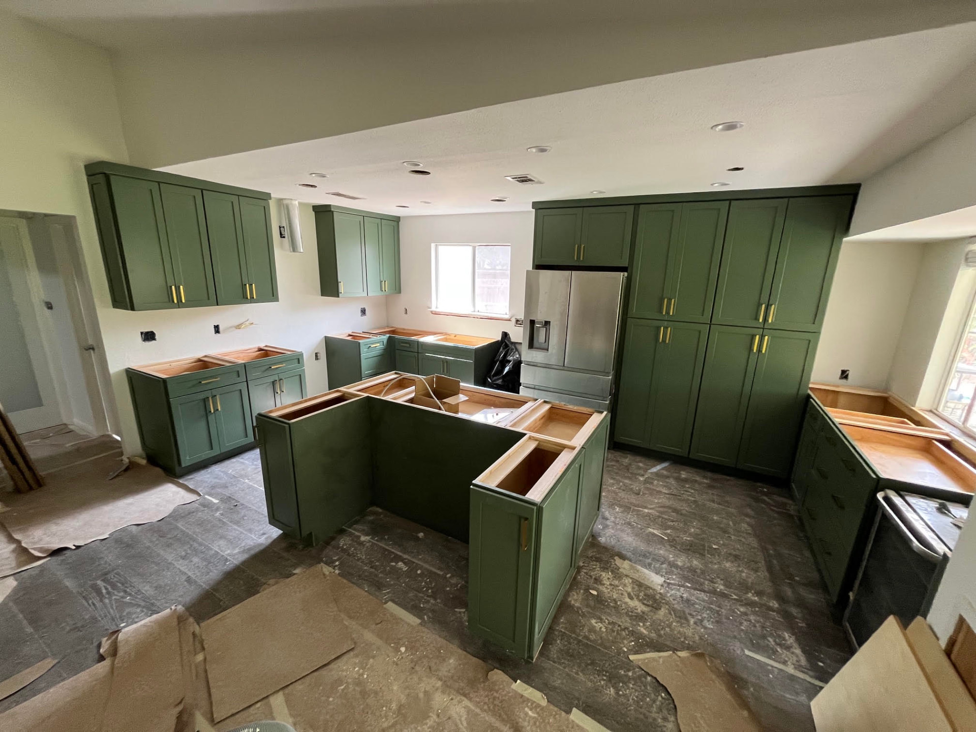 Forest Green Kitchen